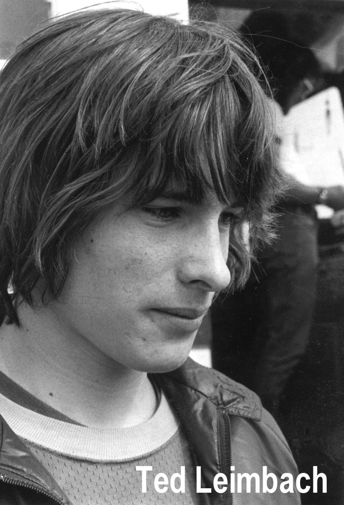 Black and white portrait of a young individual.
