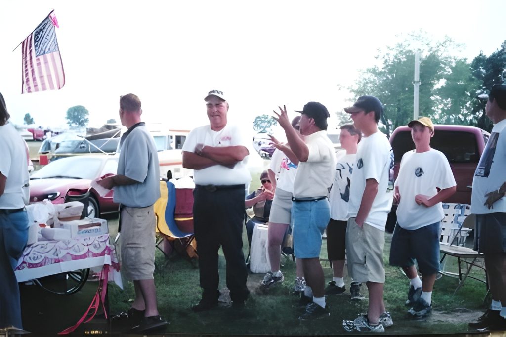 Group of people outdoors at a gathering